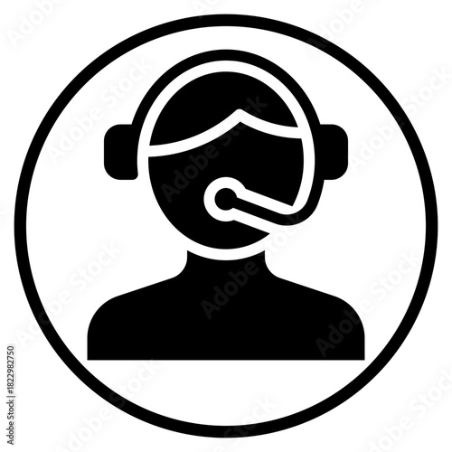 broadcasting glyph icon