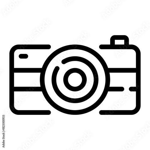 camera line icon
