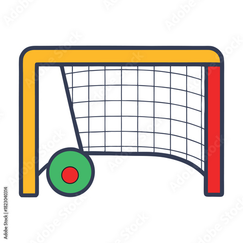 A clean goal vector icon featuring a target with a sharp arrow hitting the center, symbolizing focus, achievement, and clear direction in personal or professional objectives.”