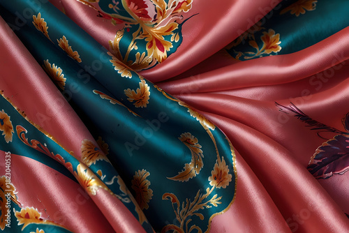 silk fabric background