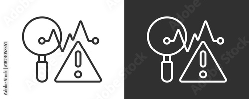 Risk Icon Set Vector Collection Isolated In Black And White