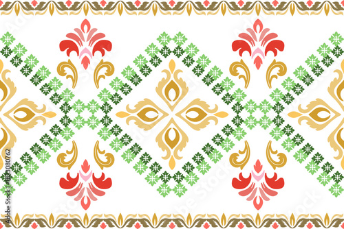 Harmony blooms in shades of nature, traditional, pattern design for carpet, print, wrap, decorative, illustration, Fabric, Wallpaper, Ceramics 
