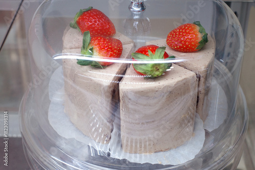 cake fruit korea Earl Grey strawberry chocolate cream birthday sweets