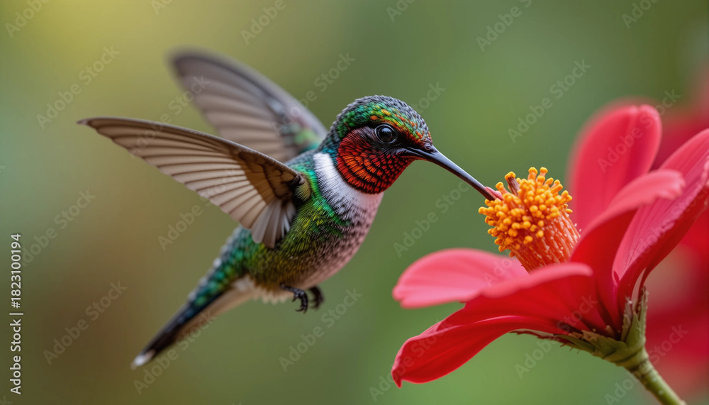 Fototapeta premium hummingbird in flight
