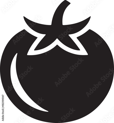 Illustration of tomato vegetable healthy eating diet ingredient food and natural