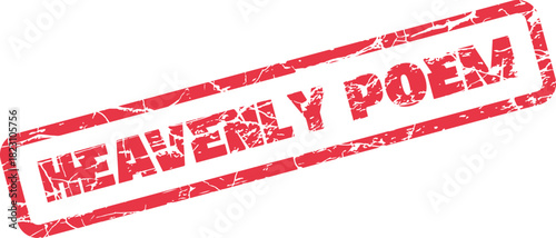 Heavenly Poem Stamp Mark for Artistic Expression and Creative Literary Works