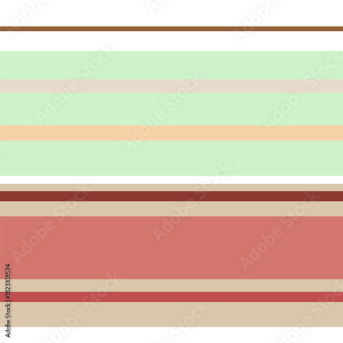 A tailored textile look created with neat vertical stripes.