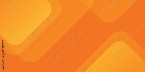 Abstract orange and yellow geometric background. Dynamic shapes composition. Cool background design for posters. Vector illustration