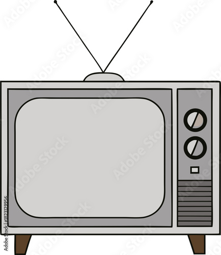 retro tv set