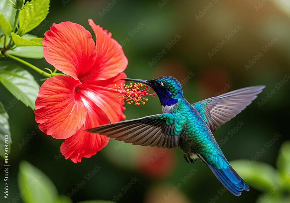 Fototapeta premium hummingbird in flight