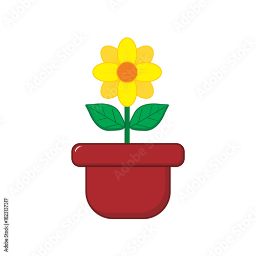 flower in pot