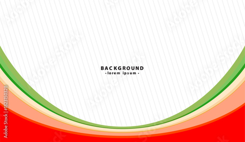 Abstract design with layered green, peach, and red hues. Versatile for backgrounds, digital art, branding, and creative projects needing dynamic visuals.