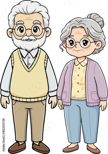elderly couple 