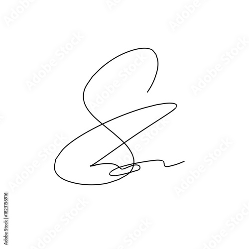 s letter signature