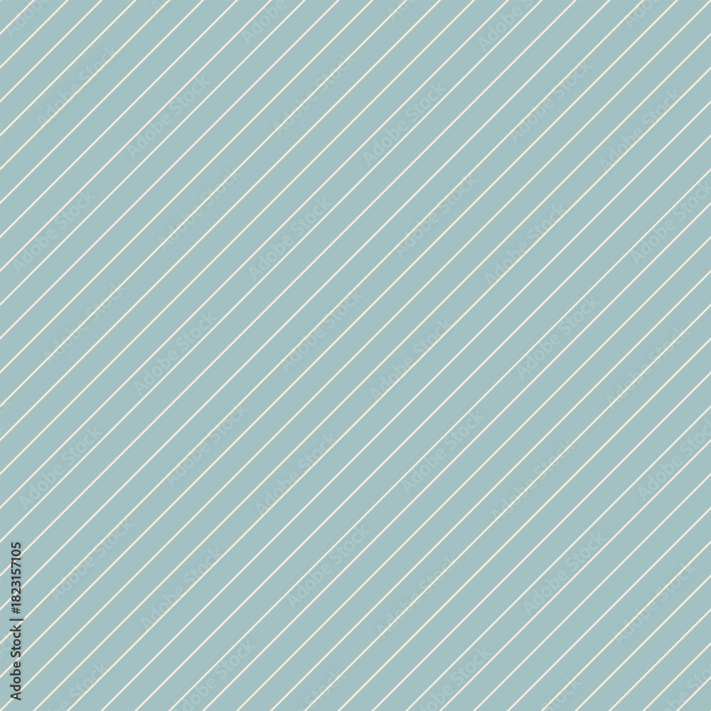 Obraz premium Elegant light cream diagonal stripe seamless pattern on a pale teal backdrop, ideal for contemporary branding, packaging, and interior design projects.