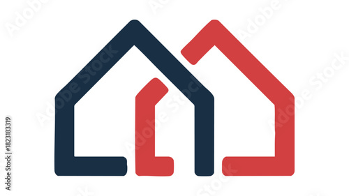 Connected homes real estate logo