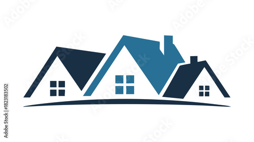 Real estate housing community logo