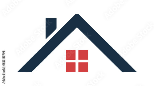 Modern minimal house roof icon
