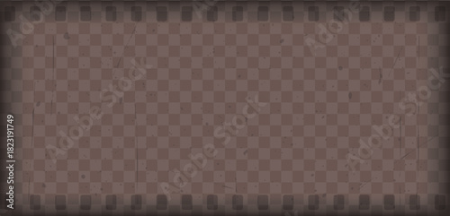 Film grain filter. Dark and grainy noise background with vintage film texture. Dust and scratches for retro photo or gritty cinema effect. Vector illustration.