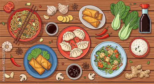 Asian Food Feast