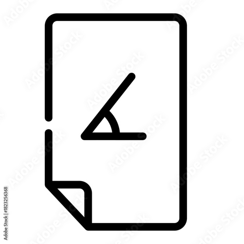 math Line Icon