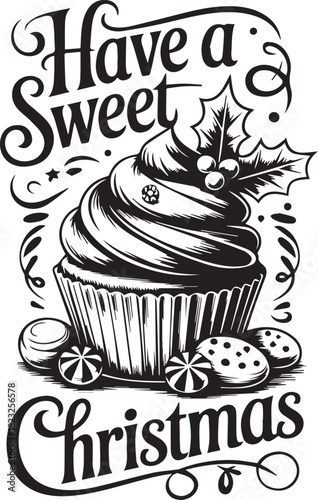 Christmas Kitchen Towel SVG 