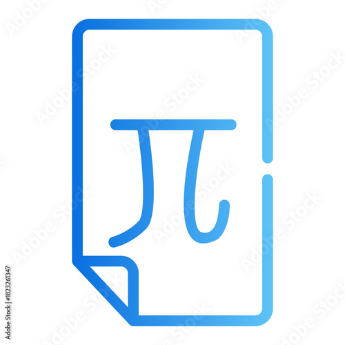 mathematics Gradient icon