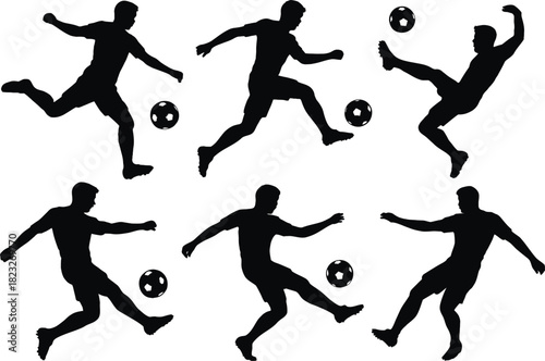 basketball players silhouettes