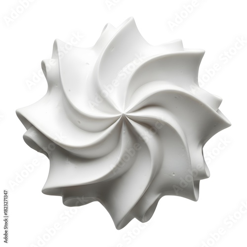  White Cream Swirls and Decorations | Icing Elements for Cake Decorating, Dessert Presentation and Pastry Designs	