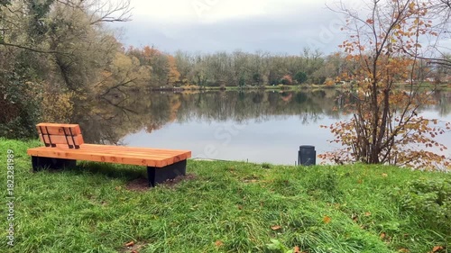 Relaxing lake view full with silence