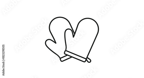 Stay Cozy This Winter Season with These Warm Mittens Perfect for Holiday Projects Christmas Crafts and Winter-Themed Designs!, Generative AI.