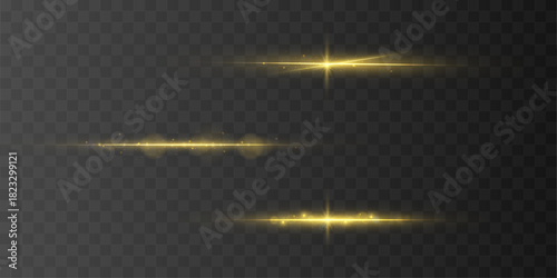 A shining horizontal yellow beam emits vivid neon glow with smooth radiant edges. Bokeh reflections dance softly across the light strip. The design adds energy, warmth, and modern brightness.