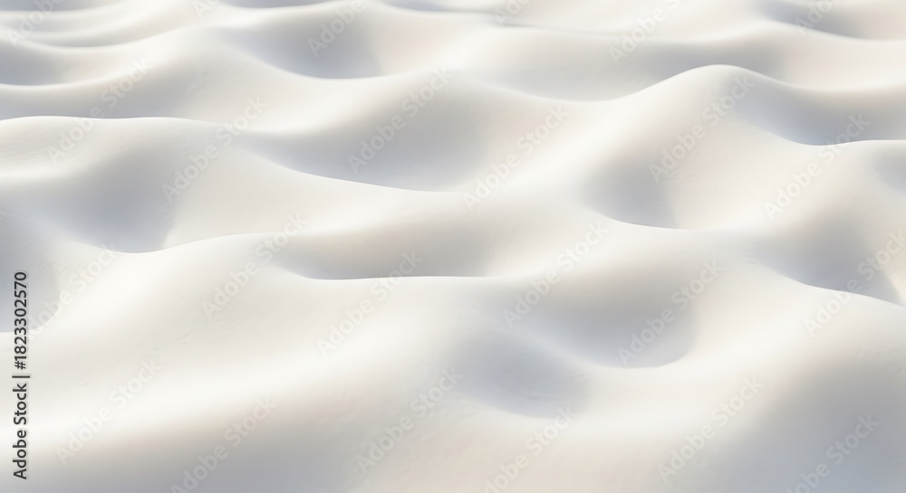 Obraz premium Abstract White Waves, Soft, Smooth Texture