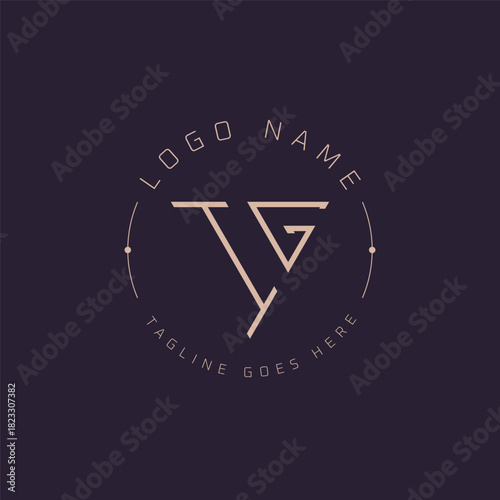 Professional IG Logo. Modern Minimal IG Letter Monogram Emblem for Premium Branding