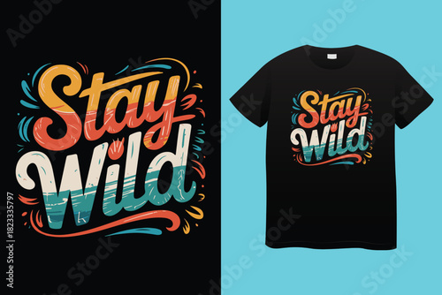 Stay mad wild soul raccoon art print for t shirt design vector illustration graphic design