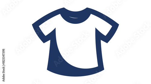 T-shirt outline simple apparel