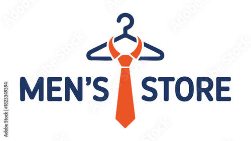 Men's store fashion logo design