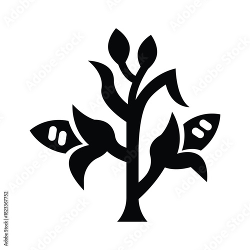 corn glyph icon illustration vector graphic.eps