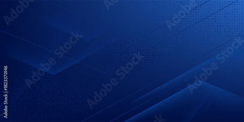 Abstract blue white dot pattern gradient texture technology background.vector future tegnology.