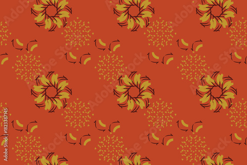 Southern African geometric motifs in safari earth hues and muted digital brights create modern luxury minimalism for fashion, interiors, and packaging.