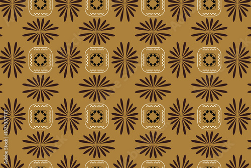 Modern, luxury minimalist design blending Southern African geometric patterns, safari earth hues, and muted digital brights for versatile surface applications.