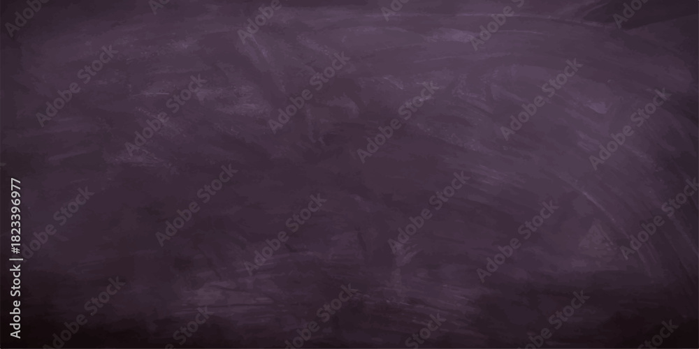Naklejka premium Dark vintage blackboard chalkboard texture pattern with chalk dust on an old blank grunge wall backdrop
