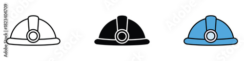 Torch helmet icon vector. safety helmet  symbol. vector illustration.