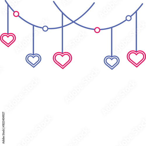 Mother's Day Neon Heart Decoration