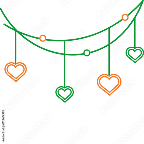 Mother's Day Neon Heart Decoration