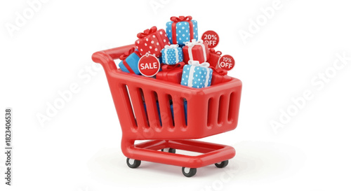 Colorful cotton swabs isolated on white for sale at the business retail market