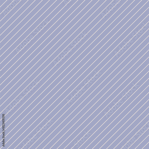 Elegant light cream diagonal stripe seamless pattern on a soft periwinkle backdrop, perfect for contemporary branding, packaging, and interior design projects.