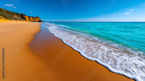 Sunset Beach Panorama with ...