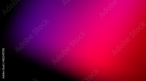 Ribbed glass pink purple gradient background with black blank space for futuristic, texture, pattern, digital illustration design
