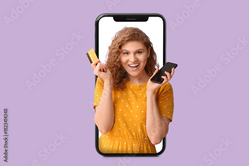 Beautiful young woman with ...